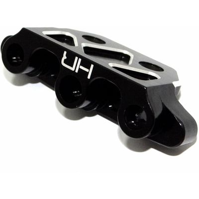 Hot Racing LCF09A01 Aluminum Rear Hinge Pin Brace and Skid Plate - TRA
