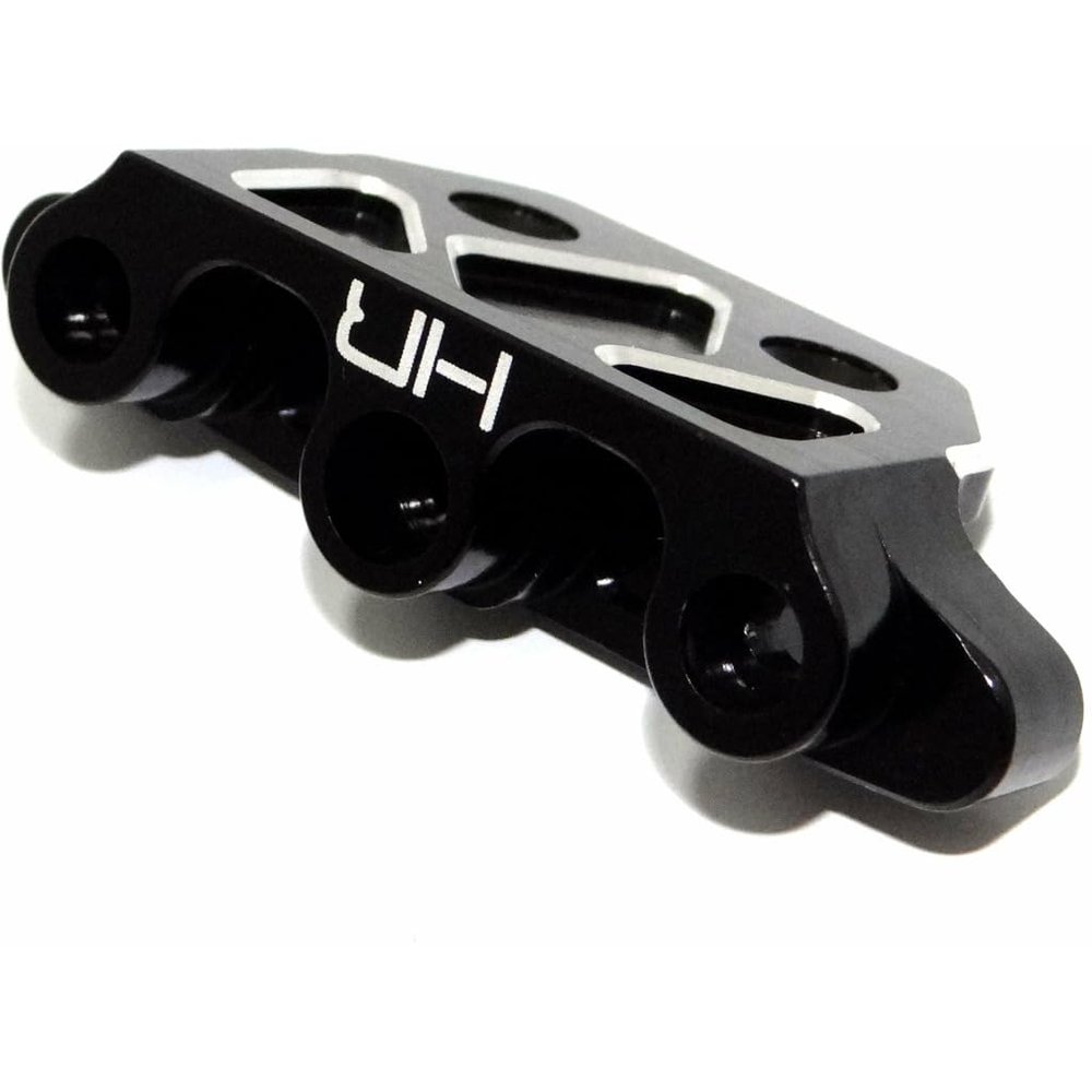Hot Racing LCF09A01 Aluminum Rear Hinge Pin Brace and Skid Plate - TRA
