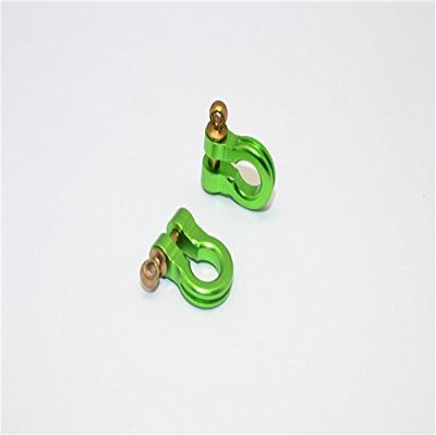 Aluminum Hook for RC Crawler, Jeep, and Truck Models - 2Pcs Set Green