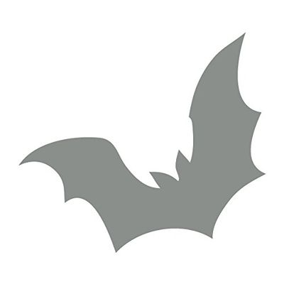 Applicable Pun Bloodthirsty Vampire Bat Swooping from the Air- Vinyl Decal for Outdoor Use on Cars, ATV, Boats, Windows and More - Middle Grey 8 inch