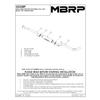 MBRP S5338P 3" Cat Back, Single Side Exit for Toyota Tacoma, Aluminum view 2