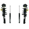 Front Strut Coil Spring & Rear Shock Assorber Replacement Part For Volkswagen Rabbit 4pc 06-09 view 1