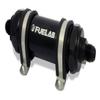 Fuelab - 828 In-Line Fuel Filter Long -12AN In/Out 40 Micron Stainless - Black (82814-1) view 1