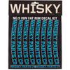WHISKY - Rim Decal Kit for Two 70w Rims - Cyan view 1