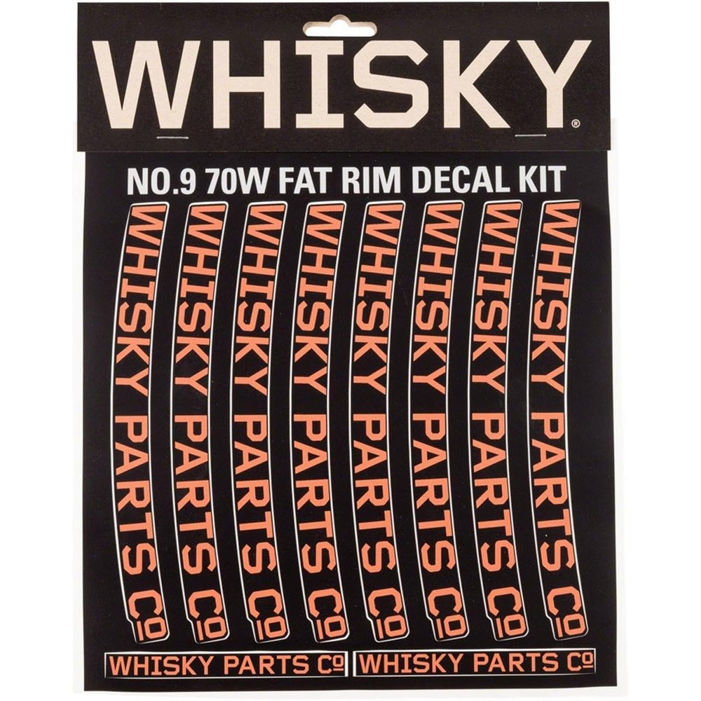 WHISKY - Rim Decal Kit for Two 70w Rims - Orange