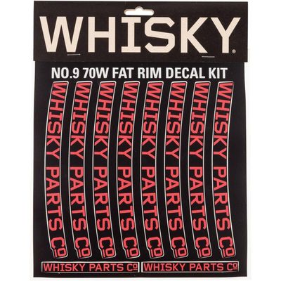 WHISKY - Rim Decal Kit for Two 70w Rims - Red