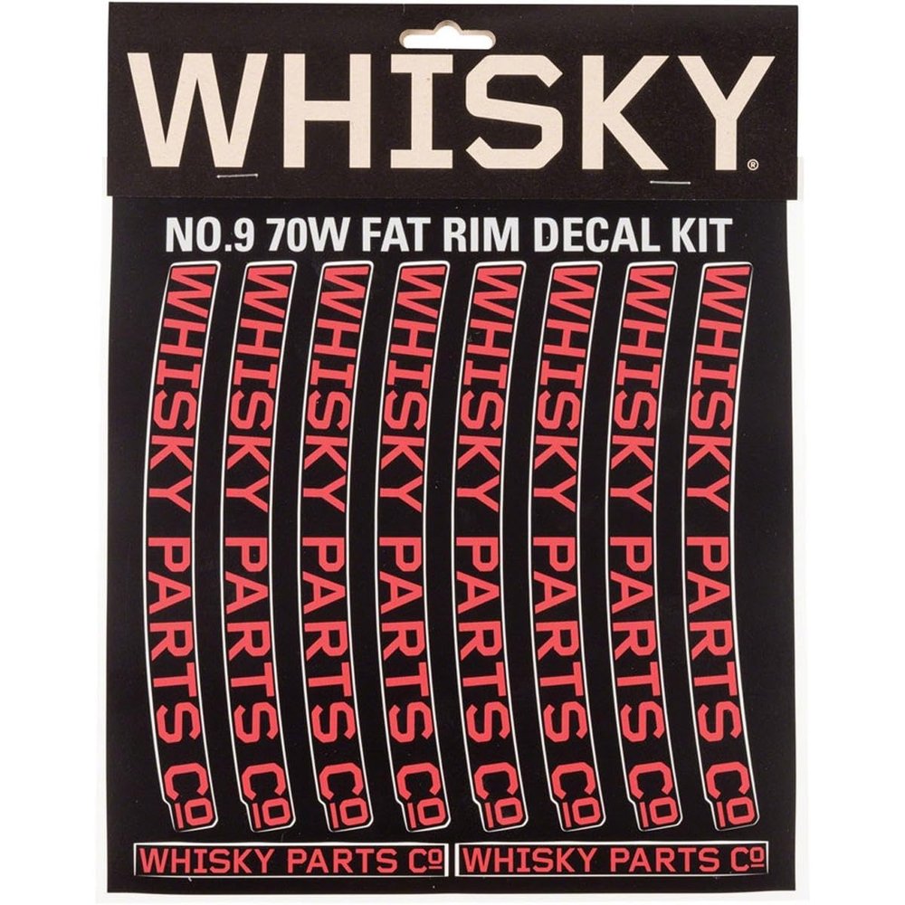 WHISKY - Rim Decal Kit for Two 70w Rims - Red