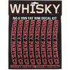 WHISKY - Rim Decal Kit for Two 70w Rims - Red view 1