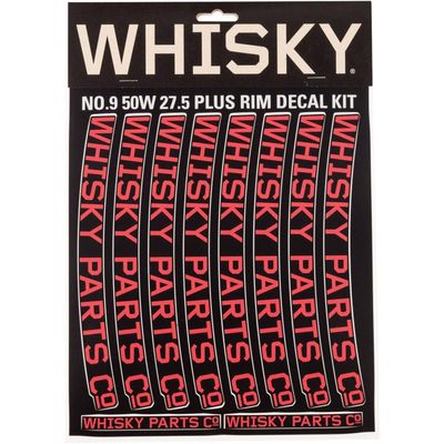 WHISKY - Rim Decal Kit for Two 50w Rims - Red