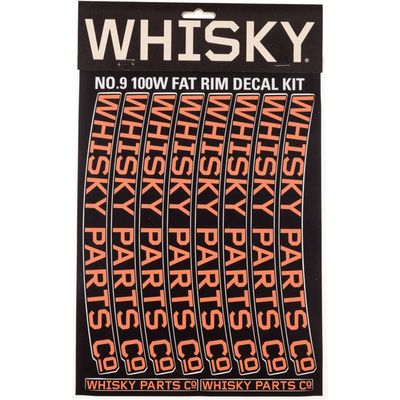 WHISKY - Rim Decal Kit for Two 100w Rims - Orange