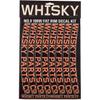 WHISKY - Rim Decal Kit for Two 100w Rims - Orange view 1