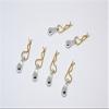 Body Clips + Aluminum Mount For 1/36 To 1/16 Models - 6Pcs Set Silver view 1
