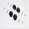 Aluminum Wheel Hex Adapter 14mmx7mm - 4Pcs Set Black view 1