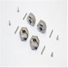 Aluminum Wheel Hex Adapter 14mmx9mm - 4Pcs Set Gray Silver view 1