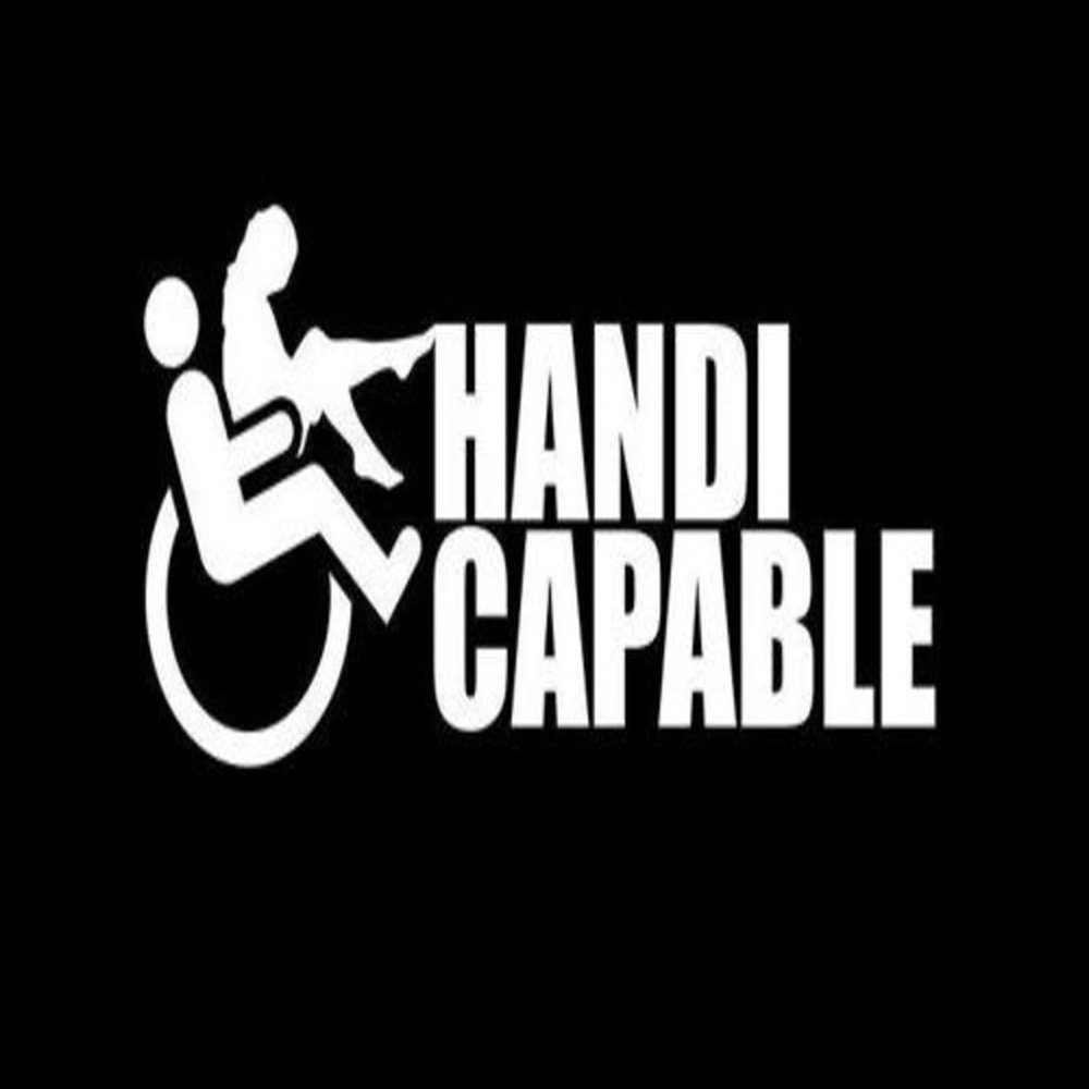 CCI016 - Handi Capable Die Cut Vinyl Window Decal/Sticker for Car, Truck, Laptop | 5.5 X 3 in