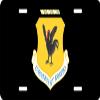 US Air Force 18th Wing License Plate view 1