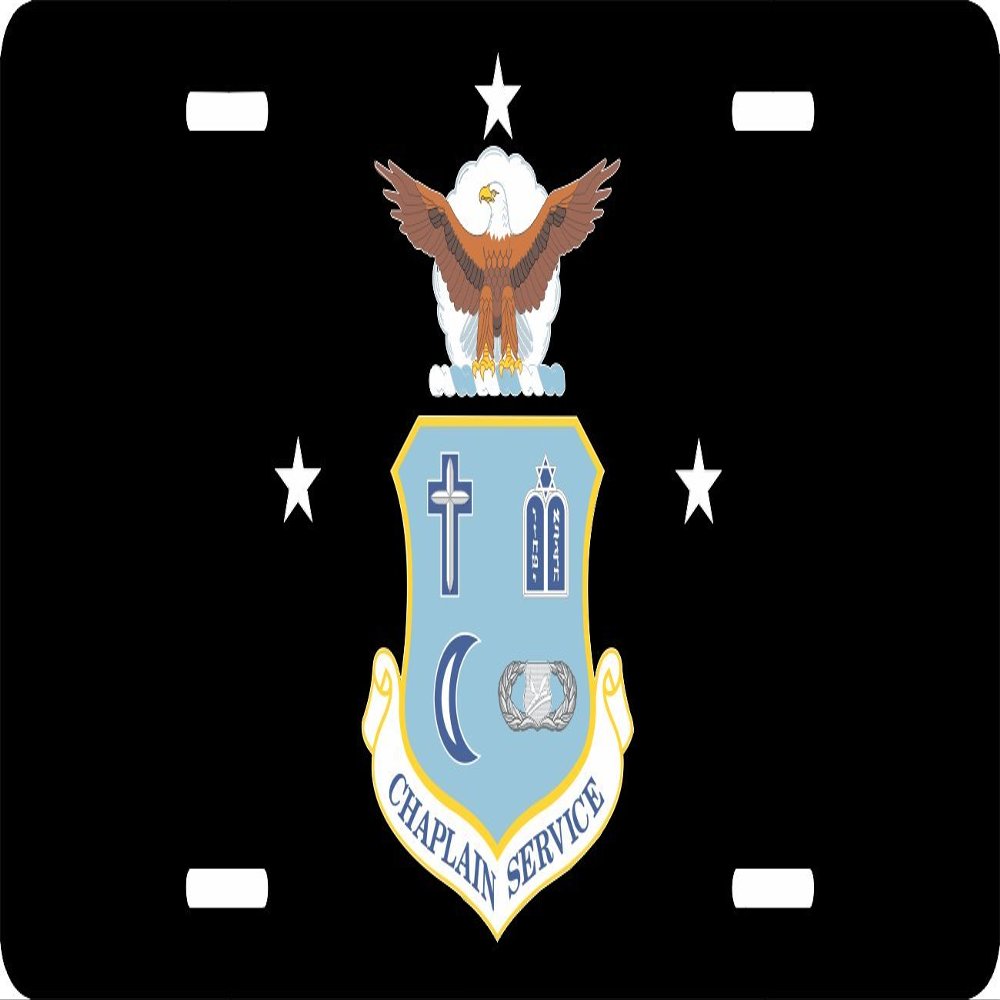 US Air Force Chaplain Service with Stars License Plate