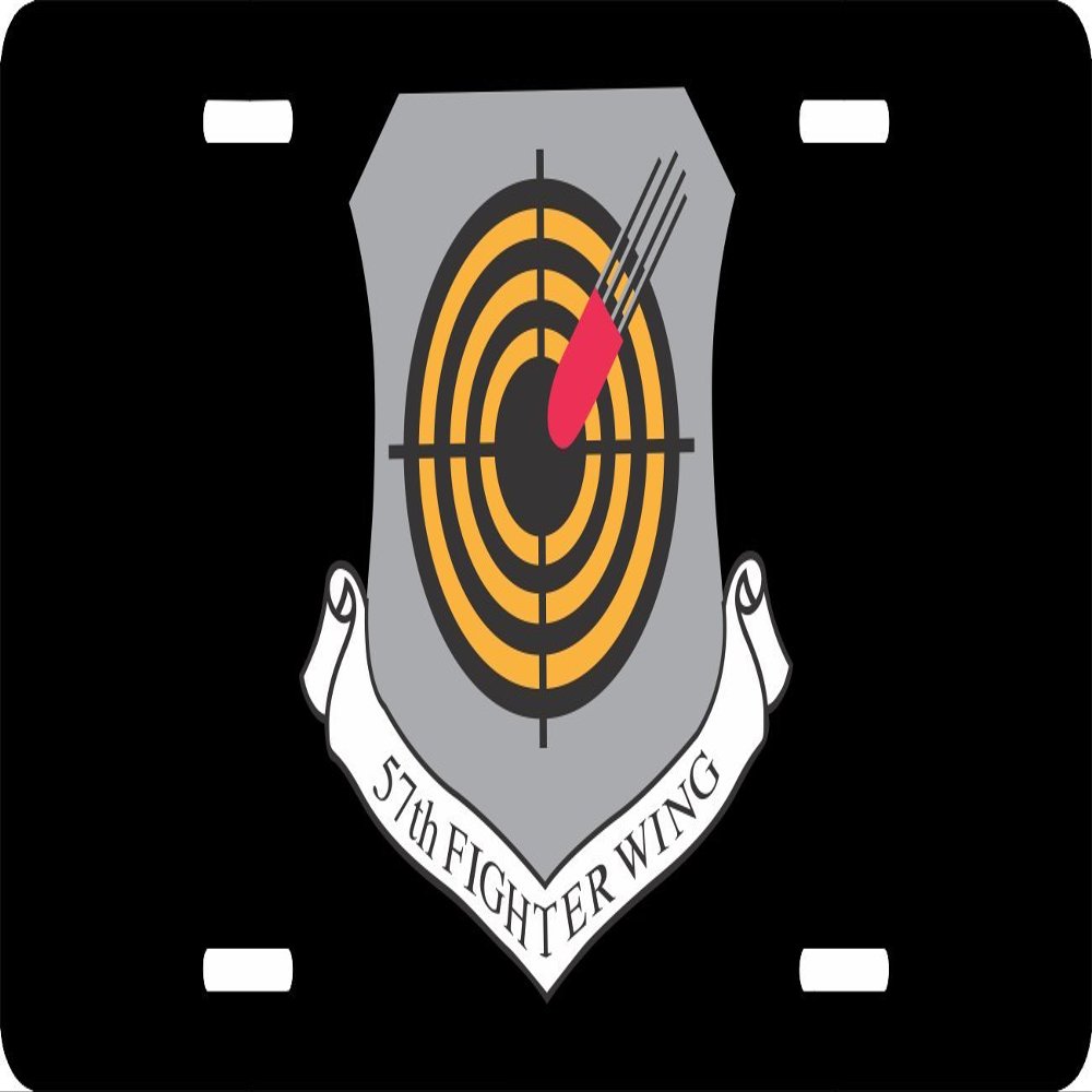 US Air Force 57th Fighter Wing License Plate