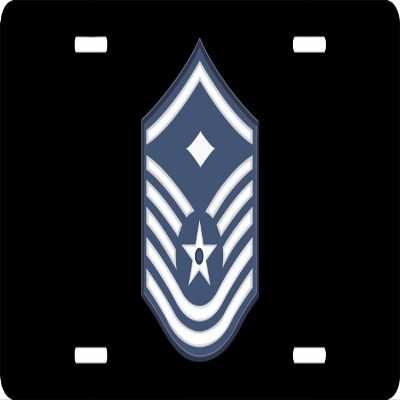 Air Force Master Sergeant License Plate