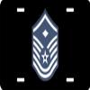 Air Force Master Sergeant License Plate view 1