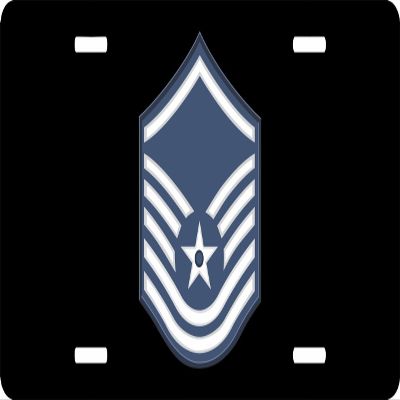Air Force Master Sergeant (No Diamond) License Plate