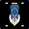 US Air Force 90th Missile Wing License Plate view 1