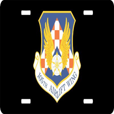 US Air Force 105th Airlift Wing License Plate