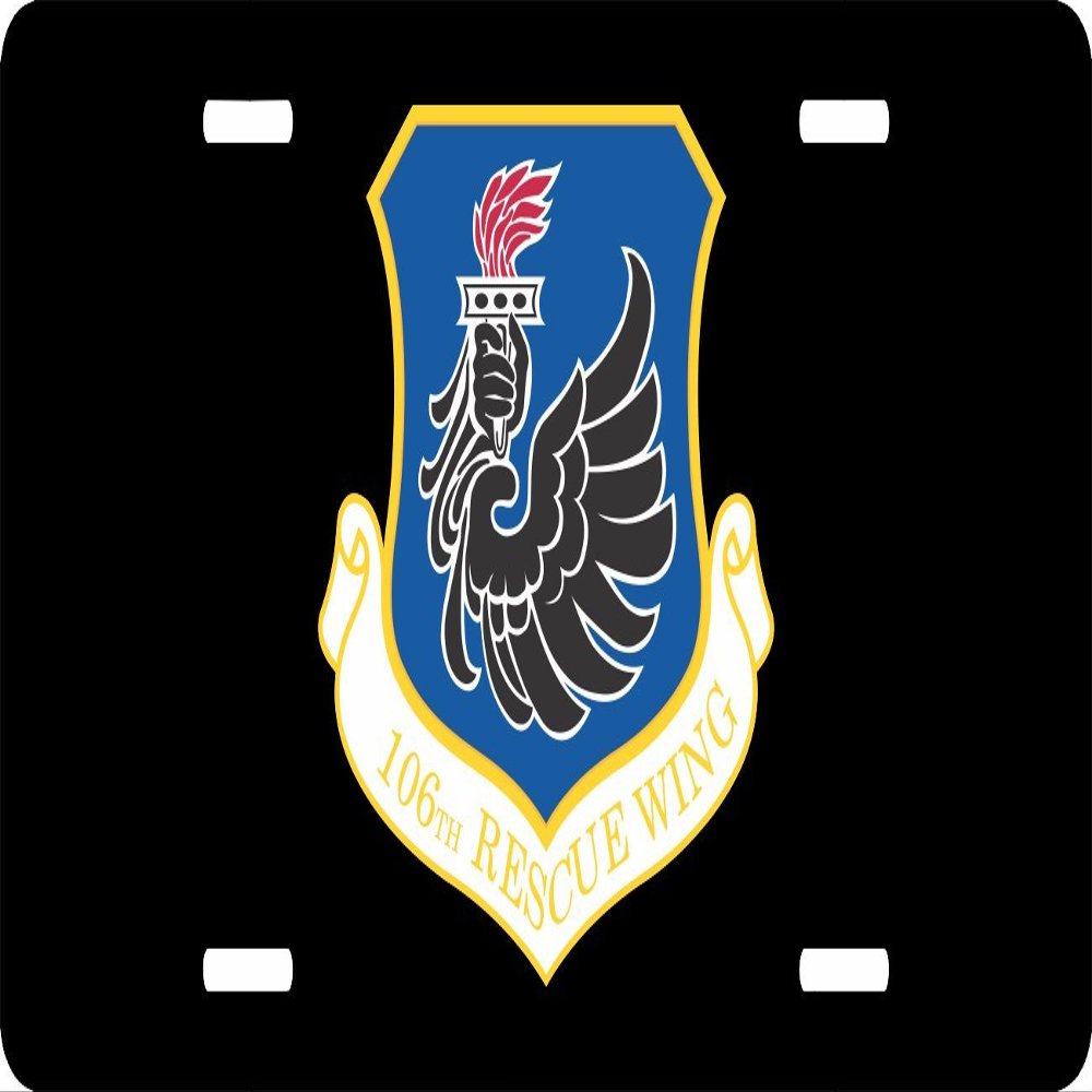 US Air Force 106th Rescue Wing License Plate