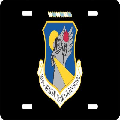 US Air Force 919th Special Operations Wing License Plate