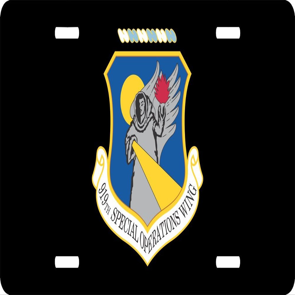 US Air Force 919th Special Operations Wing License Plate