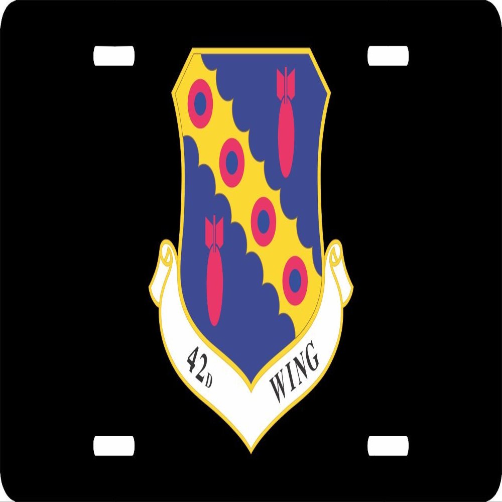 US Air Force 42nd Wing License Plate