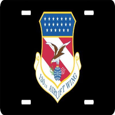 US Air Force 130th Airlift Wing License Plate