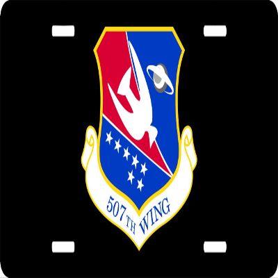 US Air Force 507th Wing License Plate