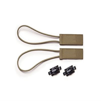 DLP Tactical Bungee Goggle Strap Kit Compatible with ACH/MICH/OPS-Core FAST/etc. Combat Helmet (Tan)