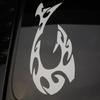 Hawaiian Fish Hook Vinyl Sticker Decal (V160) Aloha Cell Car Window Choose Size (8" x 6", Blue) view 1