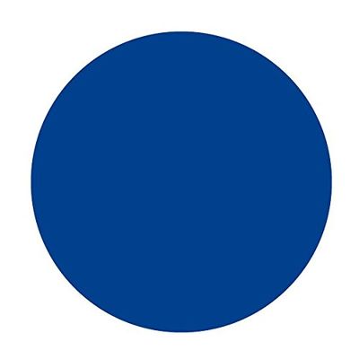 Applicable Pun Circle Geometric Shape Round Ellipse - Vinyl Decal for Outdoor Use on Cars, ATV, Boats, Windows and More - Blue 6 inch
