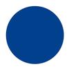 Applicable Pun Circle Geometric Shape Round Ellipse - Vinyl Decal for Outdoor Use on Cars, ATV, Boats, Windows and More - Blue 6 inch view 1