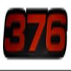 VMS Racing 376 RED on Black Highly Polished Aluminum Emblem Compatible with Chevy Chevrolet Pontiac Cadillac Holden Special Vehicles HSV GMC view 3