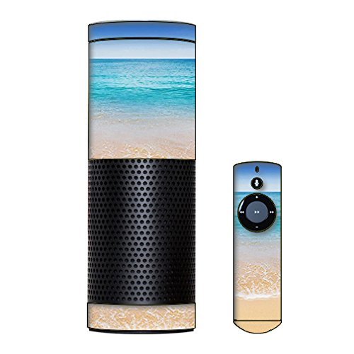 Skin Decal Vinyl Wrap for Amazon Echo Device/Bahamas Beach