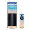Skin Decal Vinyl Wrap for Amazon Echo Device/Bahamas Beach view 1