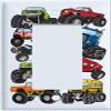 Monster Truck Light Switch Plates Covers Single Rocker GFCI Monster Truck Wall Decor (Monster Truck Single Rocker) view 1