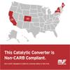 MagnaFlow Catalytic Converter 52326: 2.5"/2.5" Inlet/Outlet, OEM Grade, Universal Fit (Federal/EPA Compliant) view 2
