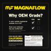 MagnaFlow Catalytic Converter 52326: 2.5"/2.5" Inlet/Outlet, OEM Grade, Universal Fit (Federal/EPA Compliant) view 4