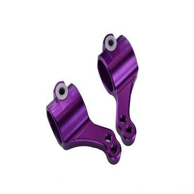 GPM For Traxxas Rustler VXL Upgrade Parts Aluminum Front Knuckle - 1Pr Purple