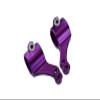 GPM For Traxxas Rustler VXL Upgrade Parts Aluminum Front Knuckle - 1Pr Purple view 1