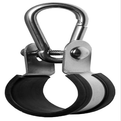 Tectran 94-0103 Hanger Bracket Assembly (, Hanger Bracket Mounting Assembly (Stainless Steel), Silver-Black