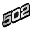 VMS Racing 502 Silver on Black Highly Polished Aluminum Emblem Compatible with Chevy Chevrolet GMC view 1