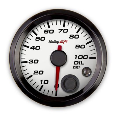 Holley EFI 553-127W Oil Pressure Gauge