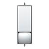 United Pacific 60008 Stainless Steel 6" X 16" West Coast Mirror With Convex Mirror, Chrome view 1