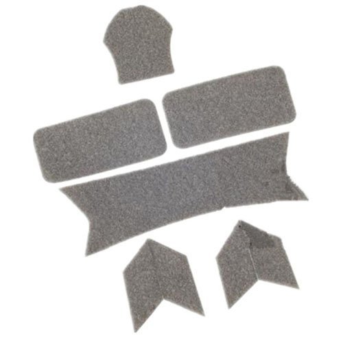 DLP Tactical Helmet Hook and Loop Fastener Panel Set Fits OPS-Core Maritime Fast ACH MICH & Similar Helmets for Patches IR Markers Strobes Counterweights ARC Rail Compatible (Green)